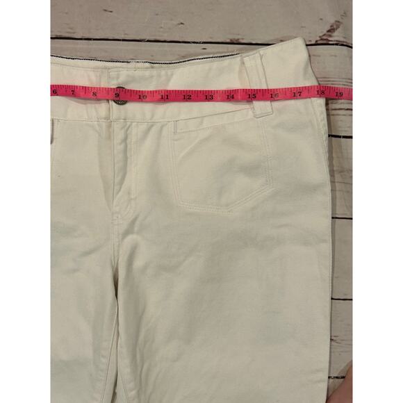 Tommy Hilfiger White Straight Leg Jeans Size 10 Excellent Condition Spring - Picture 7 of 7